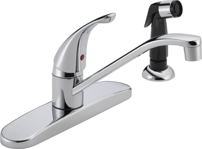 Peerless Single-Handle Kitchen Sink Faucet with Side Sprayer, Chrome P115LF - Image 1